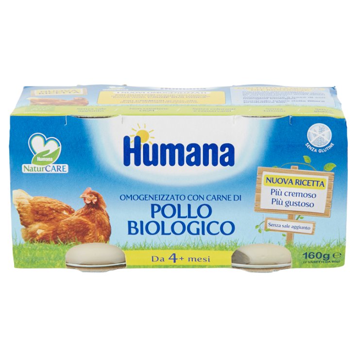 Humana Pollo Orgánico 4x80g