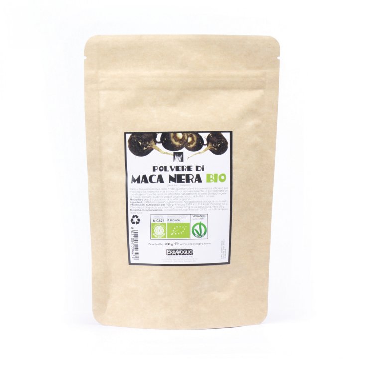 Erbavoglio Maca Negra Orgánica en Polvo 200g