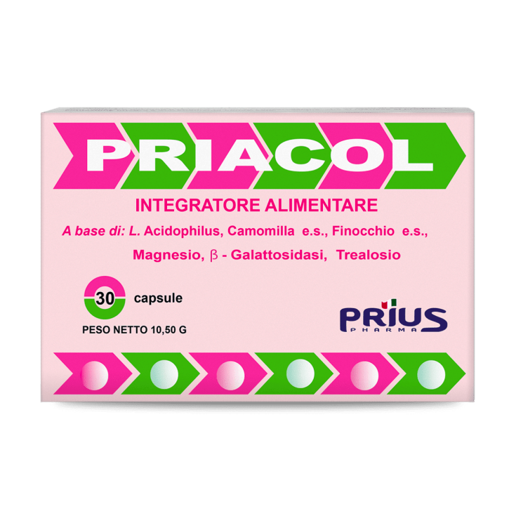 Priacol prius Pharma 30 Cápsulas