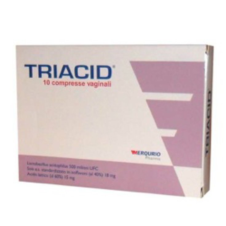 Triácido 10 tabletas vaginales