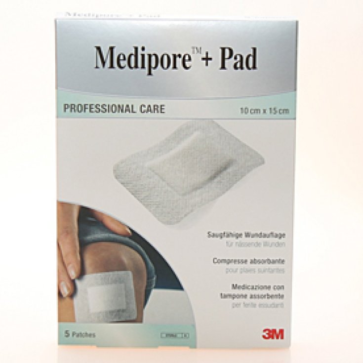 Medipore + compresa Med 10x15cm 5uds