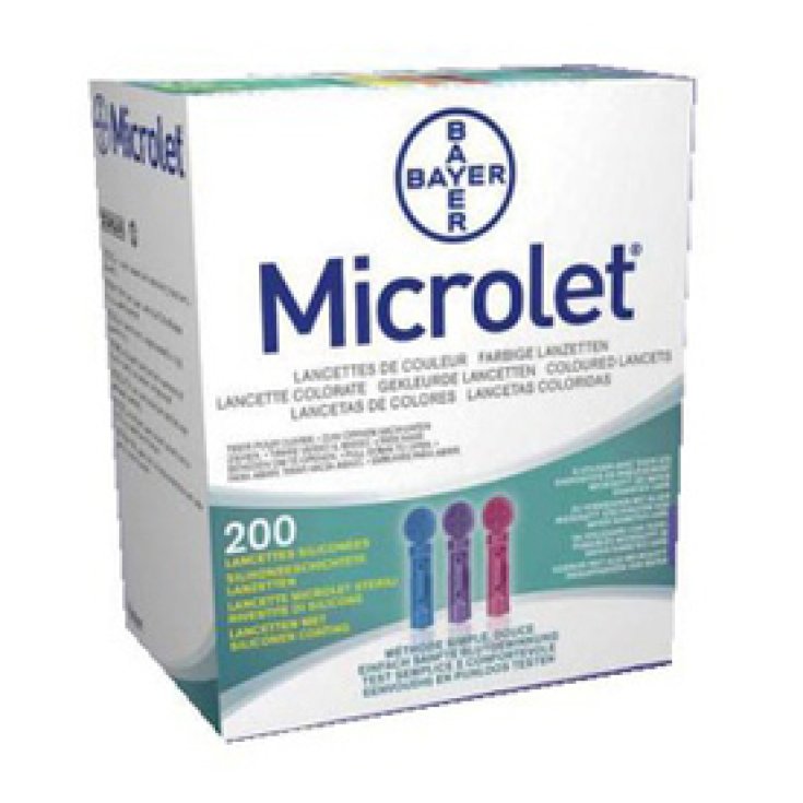Bayer Microlet Lancetas 200 Lancetas