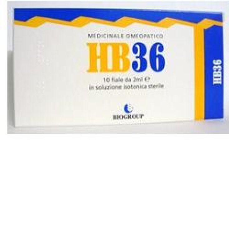 Biogroup Hb 36 Ridismen 10 Botellas 2ml