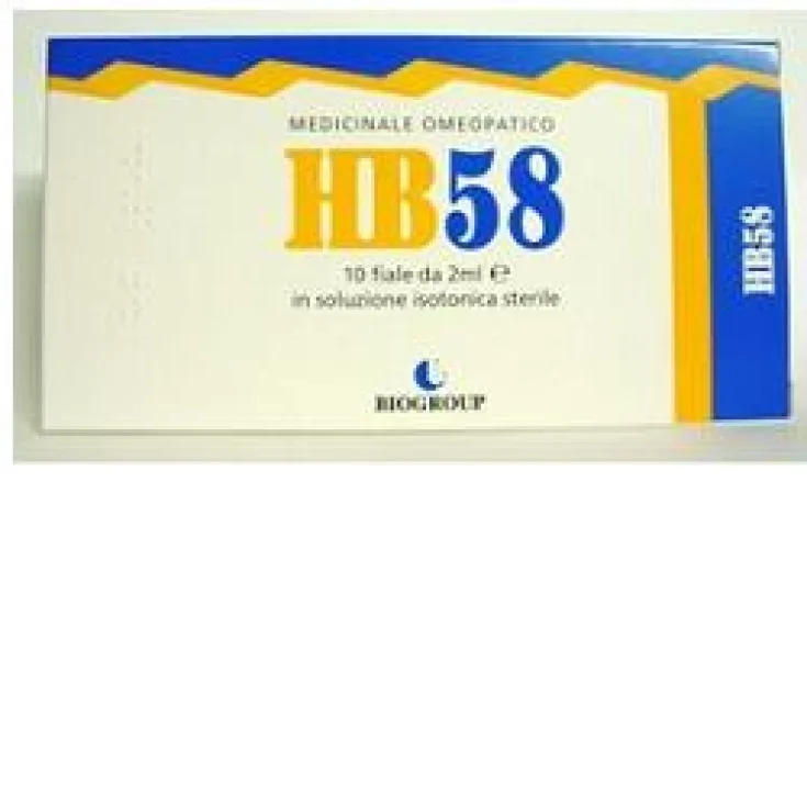 Biogroup Hb 58 Solución Hidroalcohólica 10x2ml