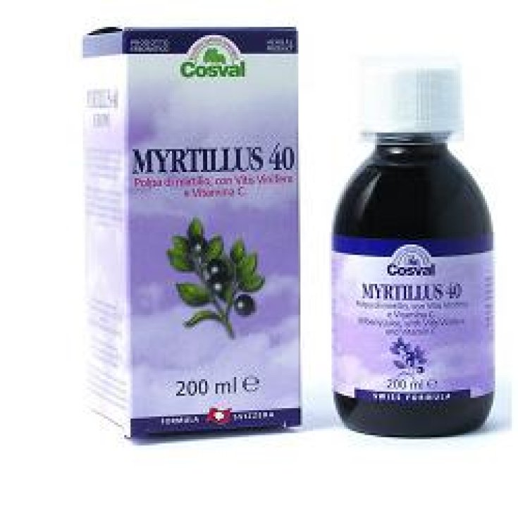 Cosval Myrtillus 40 Pulpa De Arándano Con Vitamina C 200ml