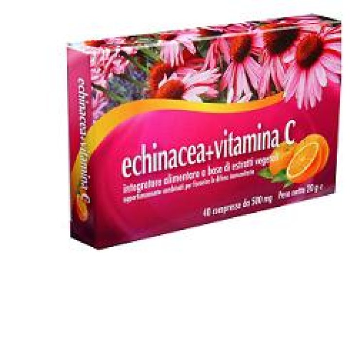 Aurora Srl Equinácea + Vitamina C Complemento Alimenticio 40 Comprimidos