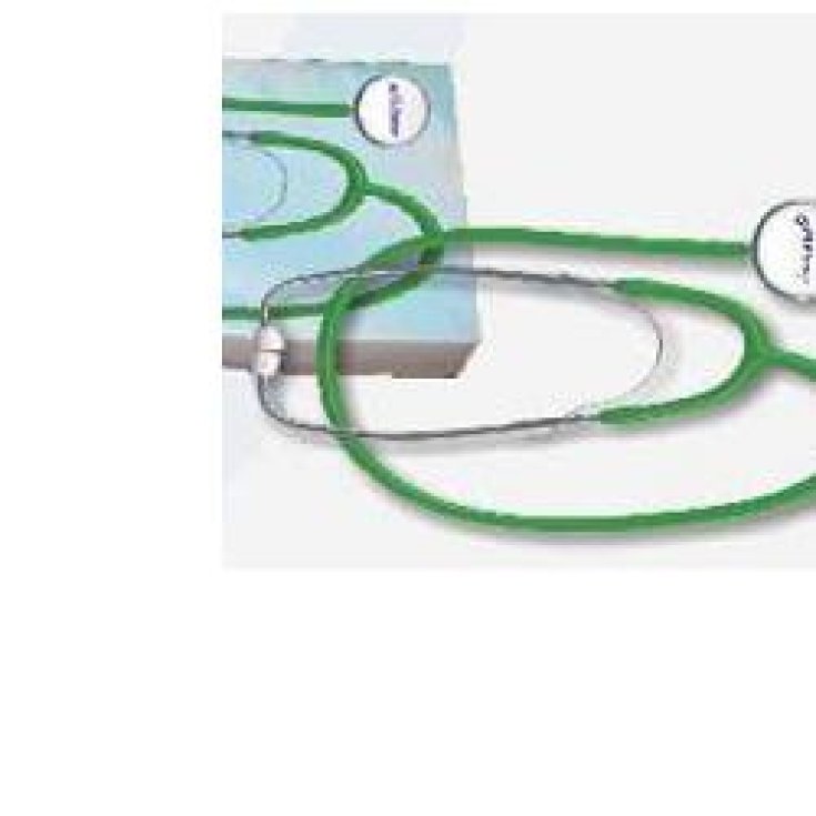 Fonendoscopio plano verde