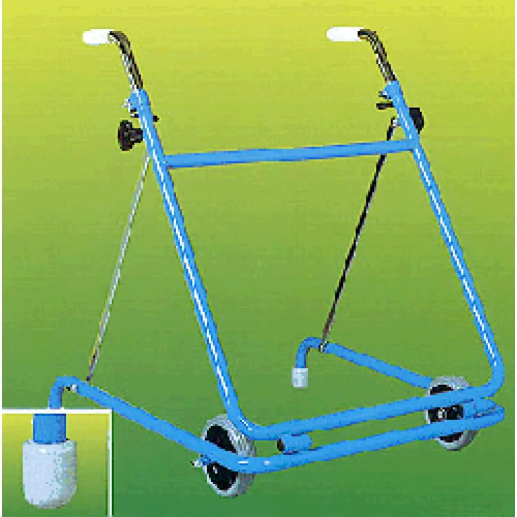 Andador con ruedas + punto 50cm