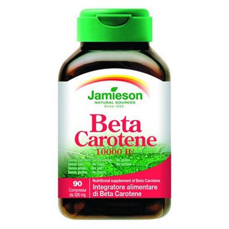 Jamieson Beta Caroteno Complemento Alimenticio Sin Gluten 90 Comprimidos