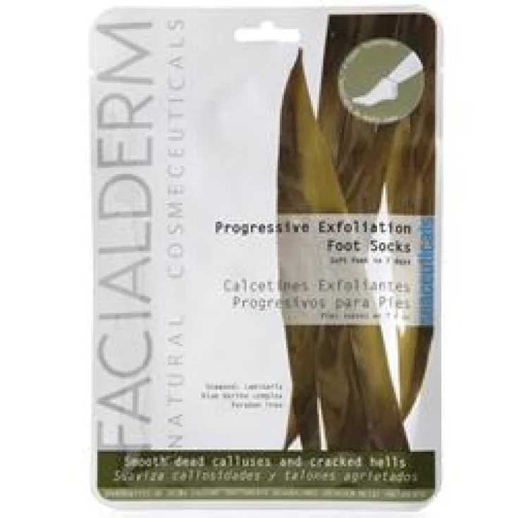Calcetines Exfoliantes Para Pies Facialderm Alga Laminaria