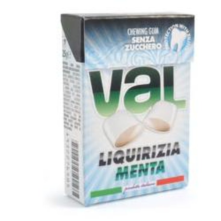 Chicle Val Con Regaliz Y Menta Sin Azúcar 25g