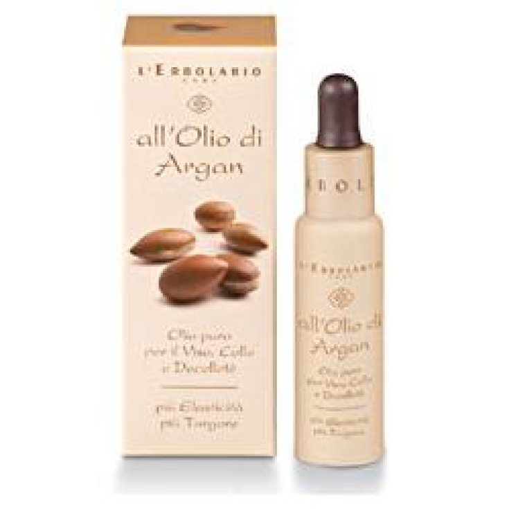 L'Erbolario All' Argan Oil Aceite Puro Para Rostro Cuello Y Escote 28ml