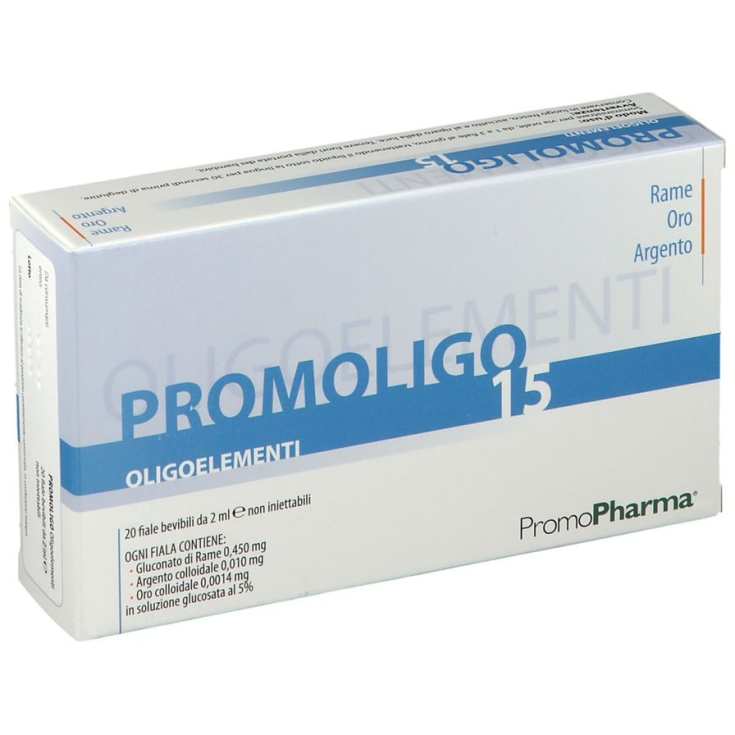 Promoligo 15 Cobre Oro Plata PromoPharma 20x2ml