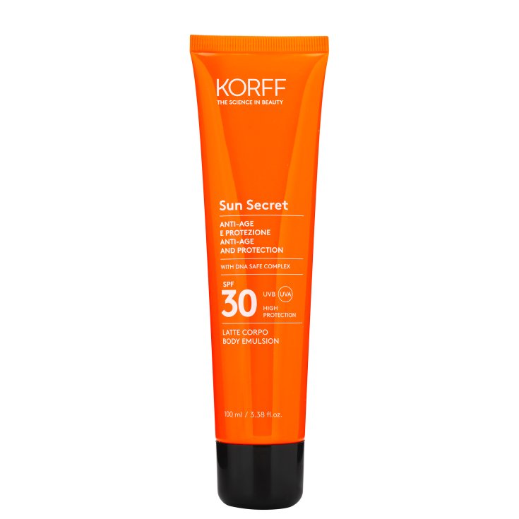 Protección Antiedad SPF30 KORFF Sun Secret Leche Corporal 100ml