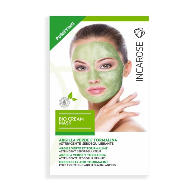 IncaRose Bio Cream Mask Mascarilla Purificante Sebo Equilibrante Arcilla Verde Y Turmalina 15ml