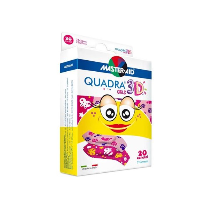 Quadra 3D Niñas Master-Aid 20 Piezas