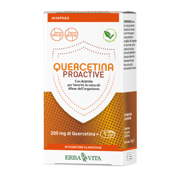 Quercetina Proactiva Erba Vita 60 Cápsulas