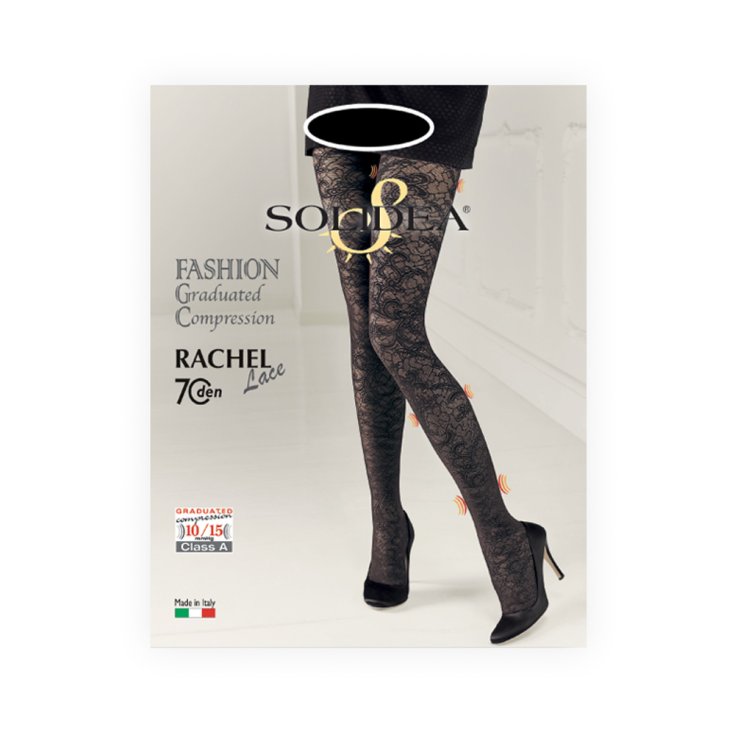 Medias RACHEL 70 SOLIDEA Negras Talla 4XL-XL