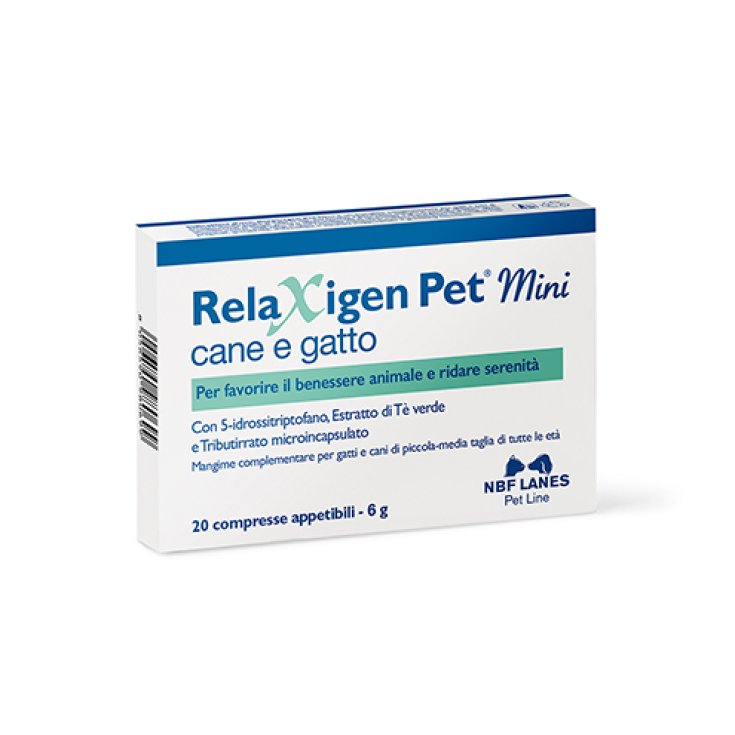 Relaxigen Pet Mini Dog And Cat NBF Lanes 20 Comprimidos Palatables