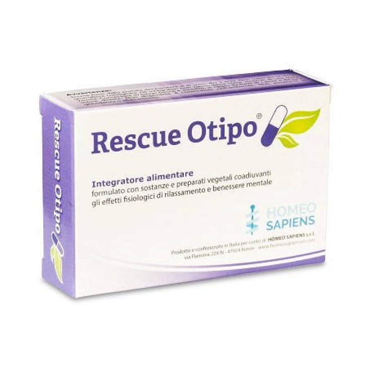 Rescate Otipo Homeo Sapiens 30 Cápsulas