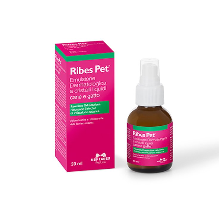 Ribes Pet Emulsión Dermatológica Cristal Líquido Perro Y Gato NBF Lanes 50ml