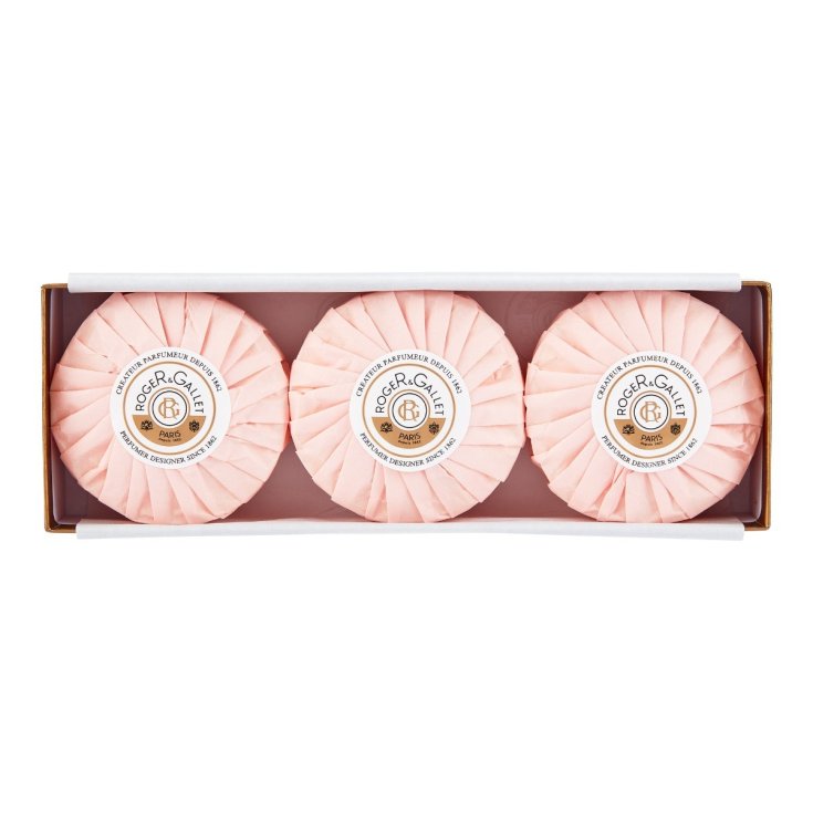 Cofre Rosa Roger & Gallet 3x100g