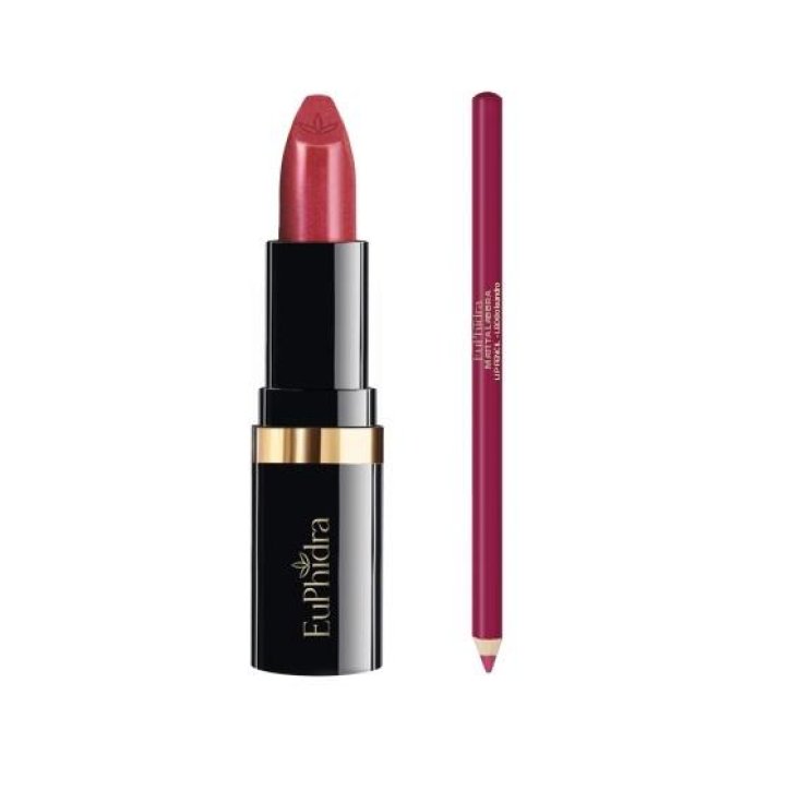 Labial Metal Mat + Lápiz Color Rz41 Euphidra 2 Piezas