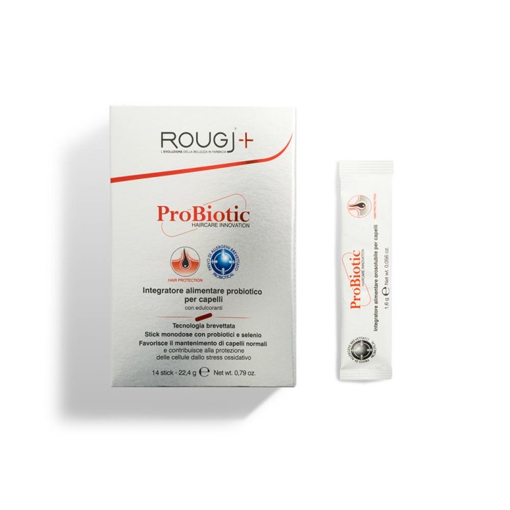 Probiótico para el cuidado del cabello Rougj® 14 Stick Suplemento probiótico orosoluble