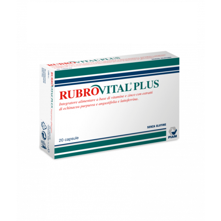 Rubrovital Plus PIAM 20 Cápsulas