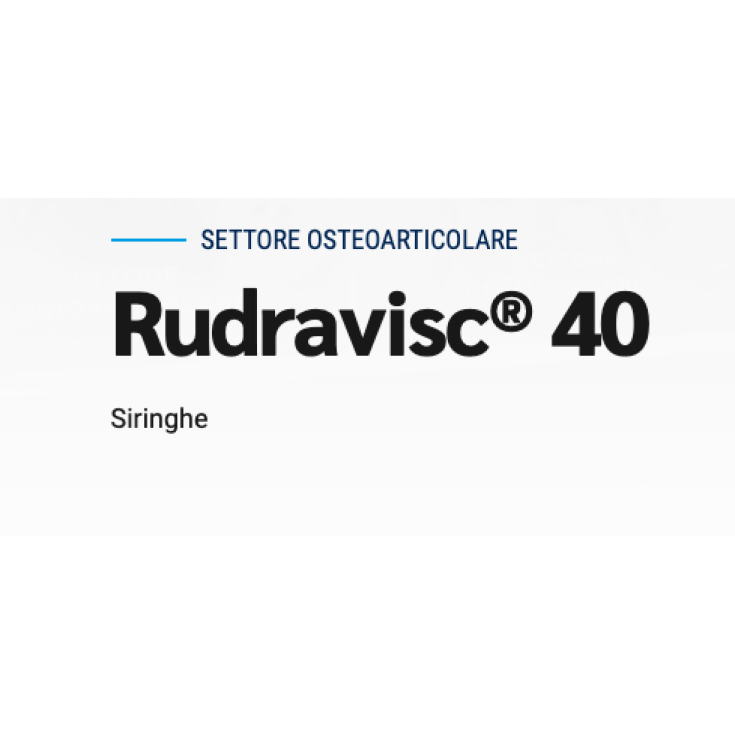 Rudravisc® 40 ShedirPharma® 1 Jeringa Intrarticular 40mg 2ml