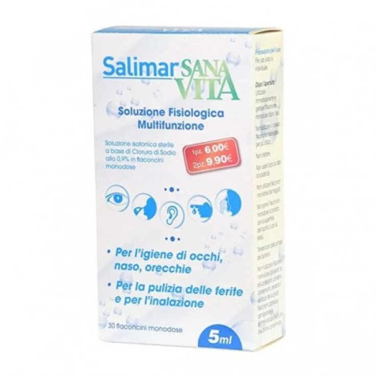 Salimar SanaVita Solución Fisiológica 30 Viales de 5ml