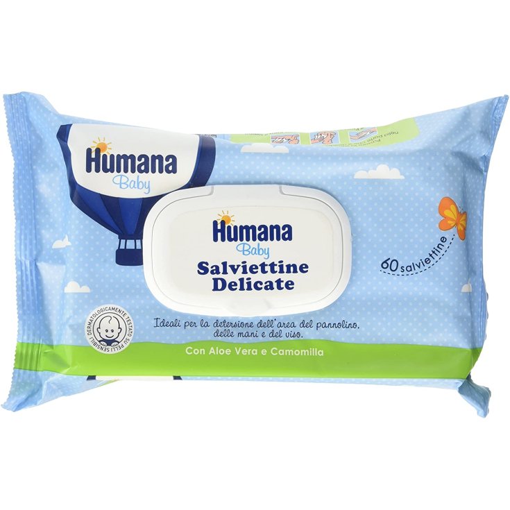 Humana Baby Toallitas Delicadas 60 Toallitas