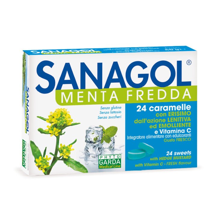 SANAGOL MENTA FRIA Phyto Garda 24 Caramelos