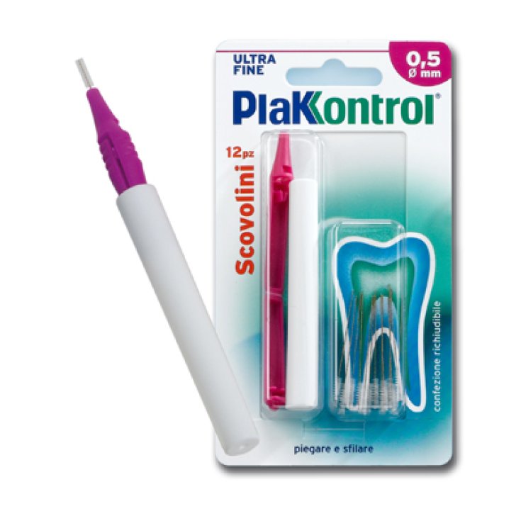 Limpiadores de tuberías ultrafinos PlaKKontrol® 0,5 mm 10 piezas