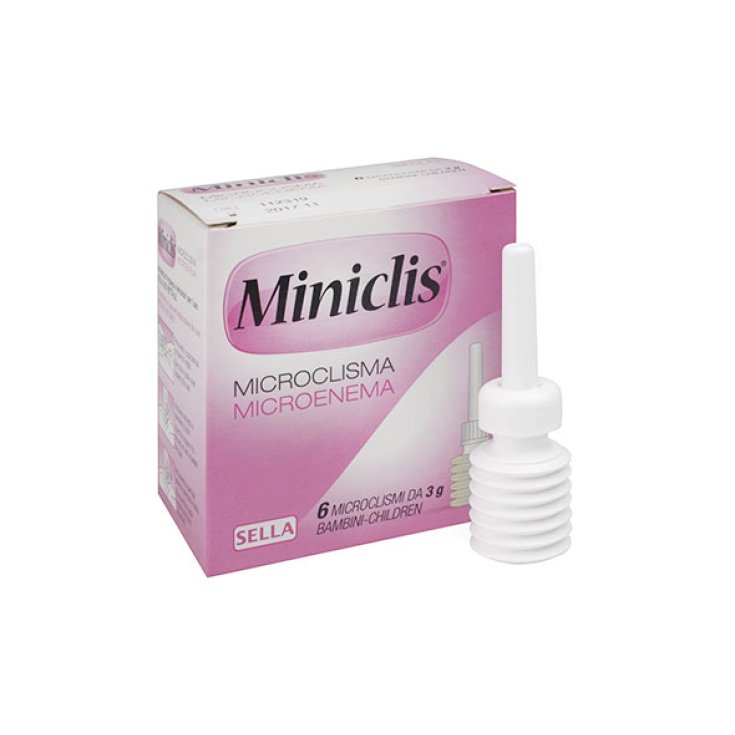 Miniclis Children SADDLE 6 Microenemas monodosis de 3g