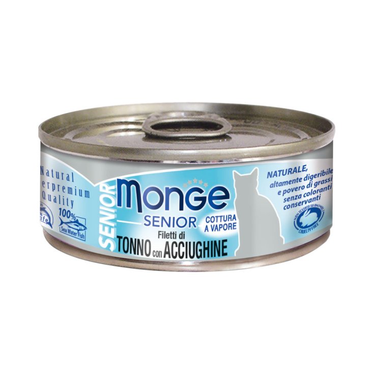 Filetes De Atun Senior Y Anchoas Monge 80g