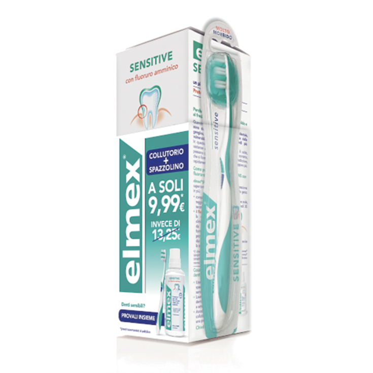 Sensitive Elmex® 400ml + Pack Especial Cepillo Dental