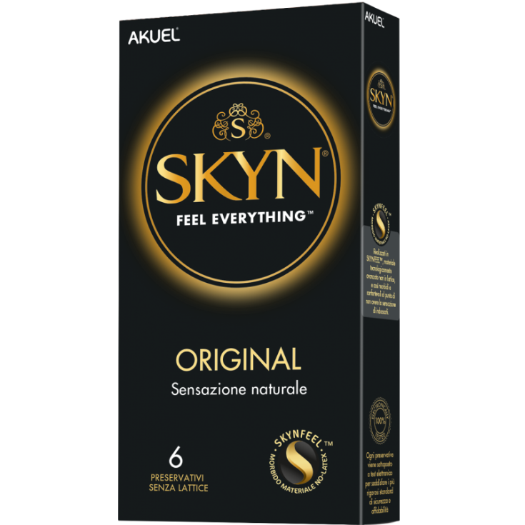 Skin Original Akuel 6 Preservativos Sin Látex