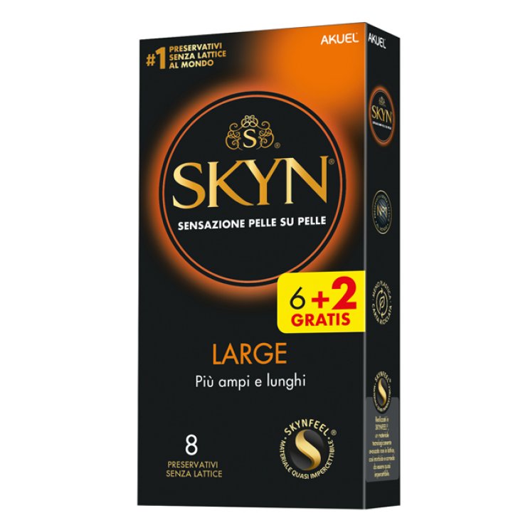 Skyn® Sensación Sobre La Piel Grande Akuel 6 + 2 Piezas