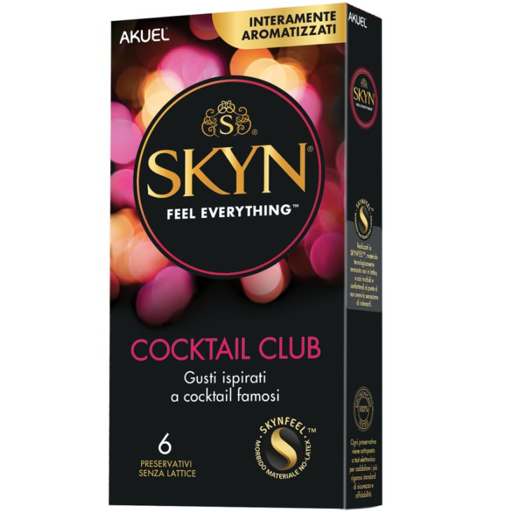 Skin Cocktail Club Akuel 6 Preservativos Sin Látex