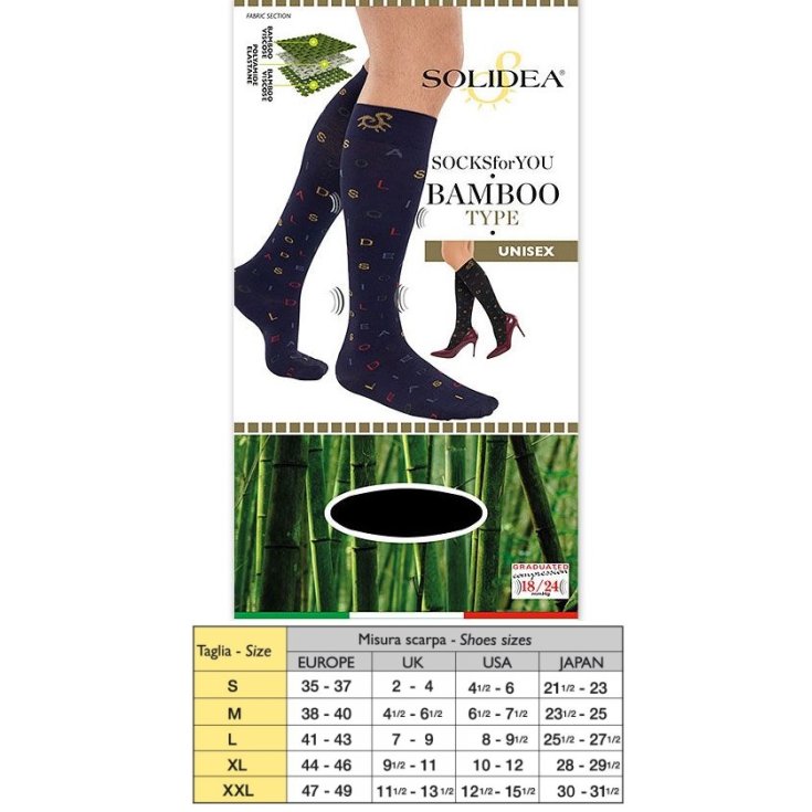 Calcetines For You Bamboo Tipo Solidea Azul Marino Talla L