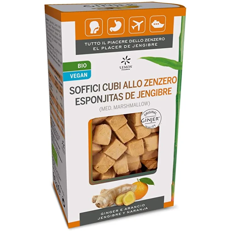 Cubitos De Jengibre Suave Limón Pharma 60g