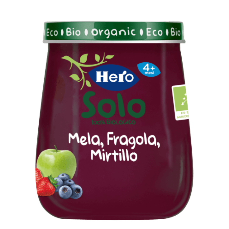 Solo Fruit Hero Manzana Fresa Arándano Homogeneizado 120g