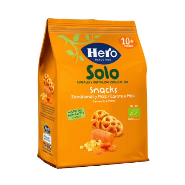 Solo Zanahoria Y Maíz Hero Snack 40g