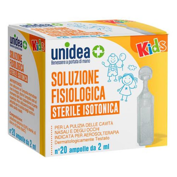 SOLUCIÓN FISIOLÓGICA Kids unidea 20 ampollas de 2ml