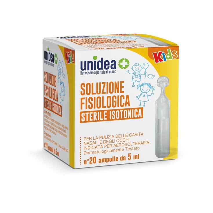 SOLUCIÓN FISIOLÓGICA Kids unidea 20 Ampollas de 5ml