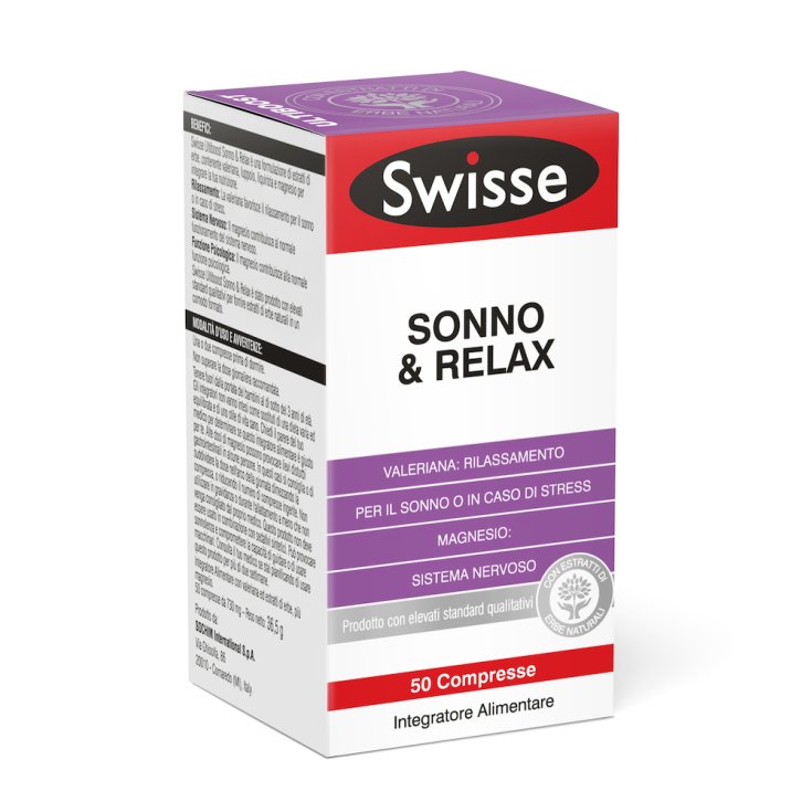 Sueño y Relajación Swisse 50 Comprimidos