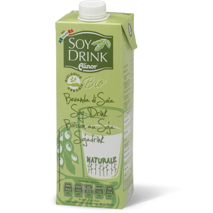 Bebida de Soja Alinor Bebida de Soja Natural 1l