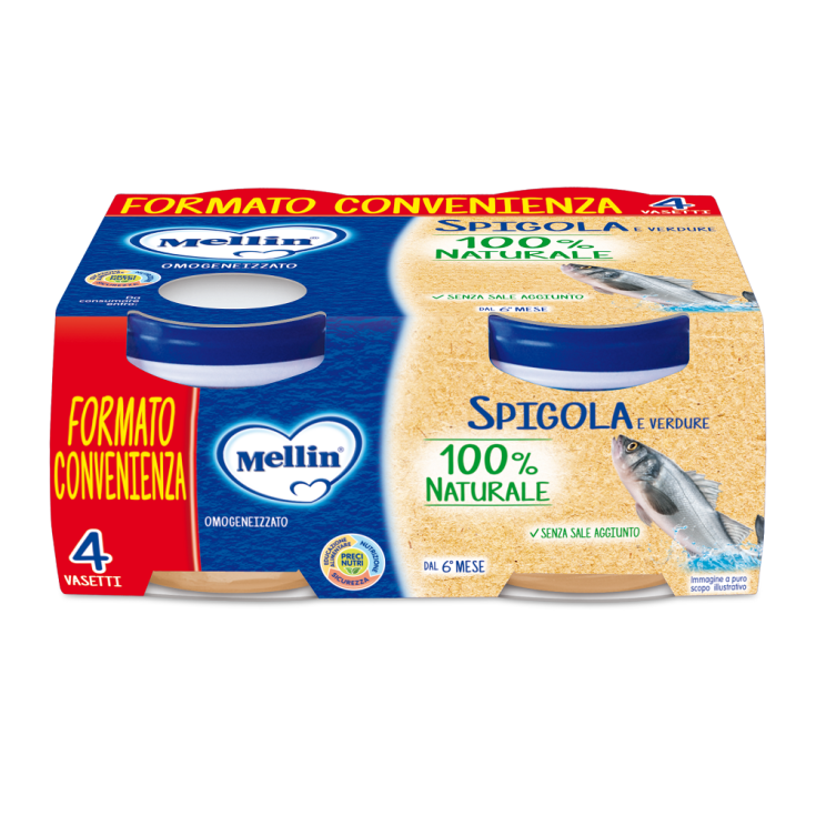 Mellin De Lubina Y Verduras 4x80g