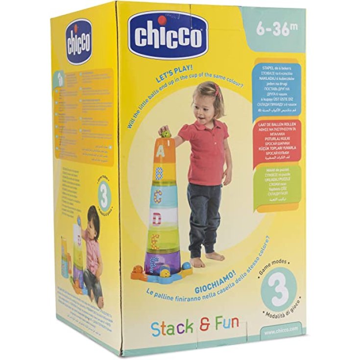 Tower Stack & Fun CHICCO 6-36 Meses